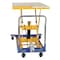 Vestil Foot Pump Scissor Cart, 1000 lb. Cap, 48"W, 32"L CART-32-10-M - alternate 4